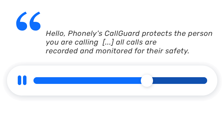 Phonely anti-fraud introductions and scam protection