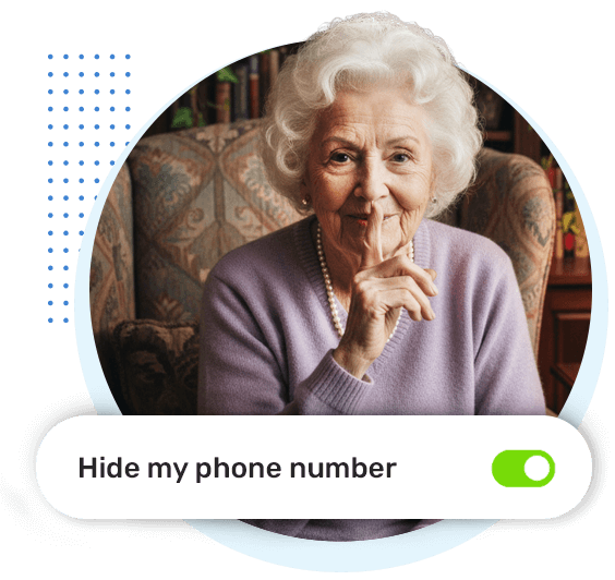 Withhold your number with Phonely